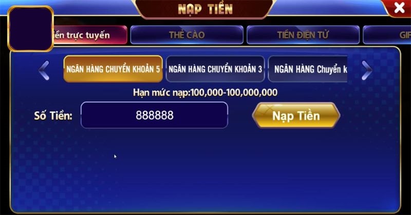 Một số lưu ý khi nạp tiền rút tiền 